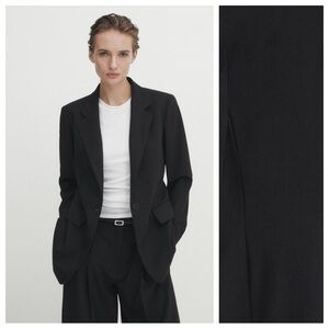 NWT. Massimo Dutti Cool Wool Blend Suit Blazer. Size 4.